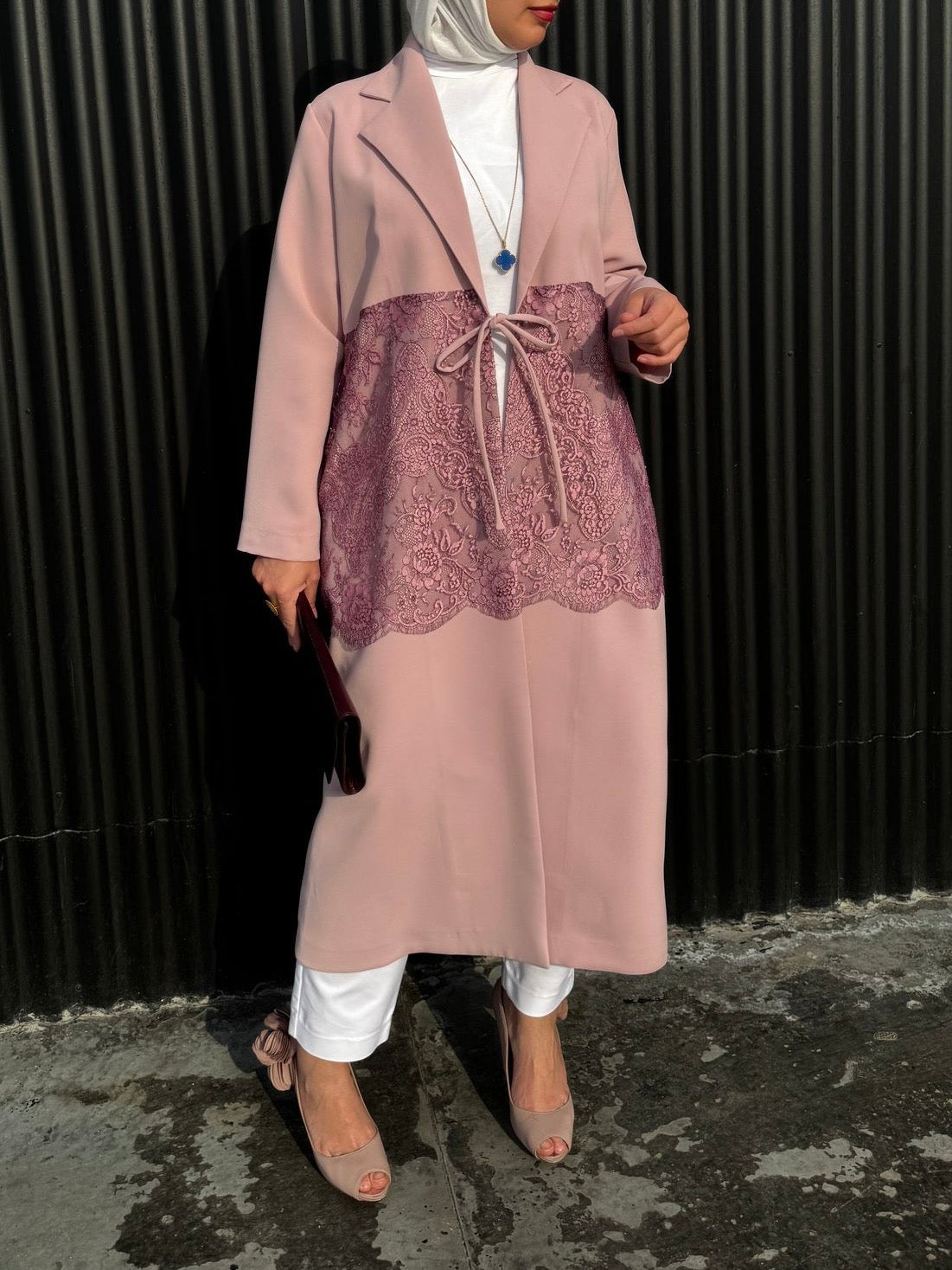 Pink Lace Jacket