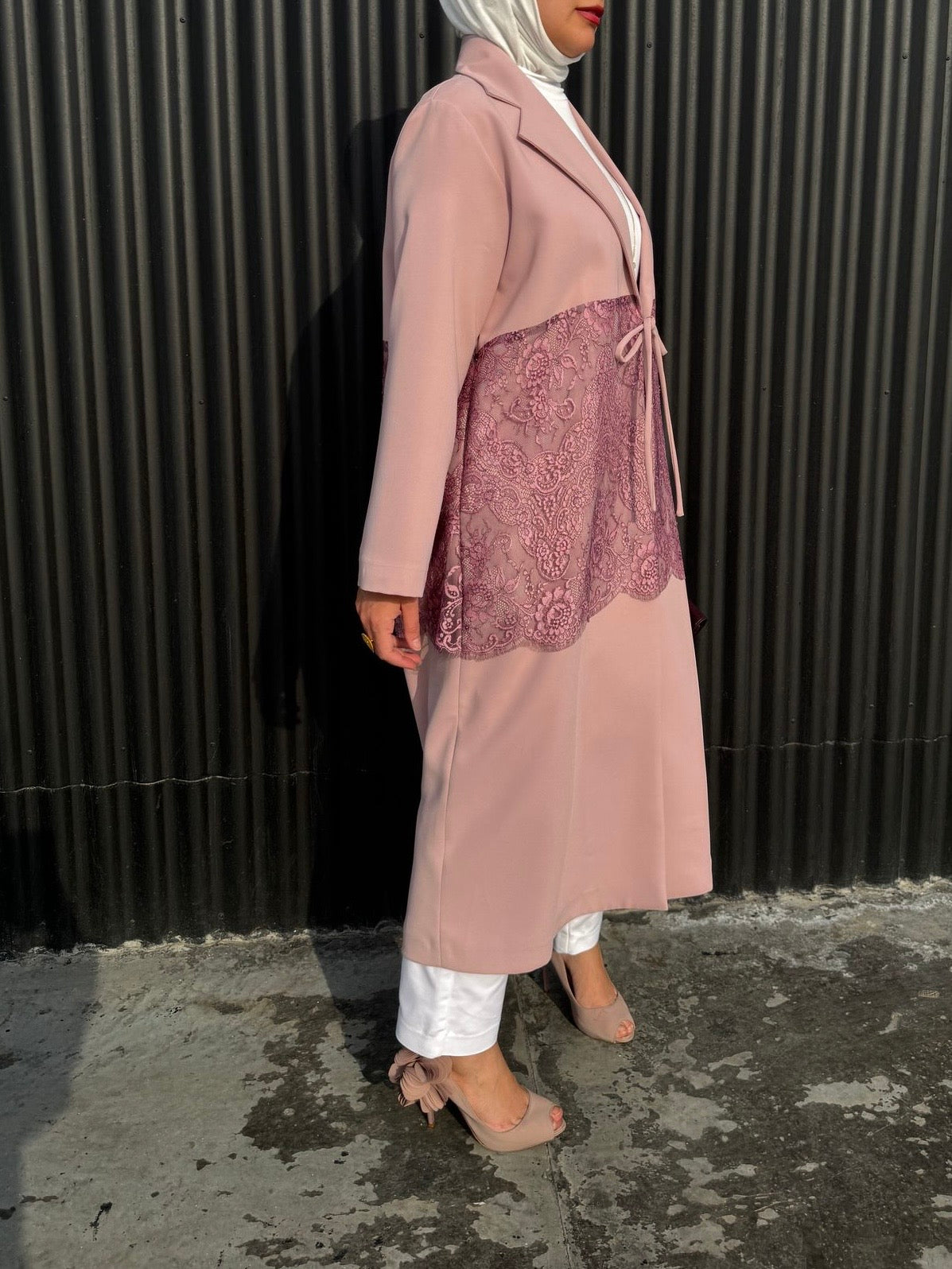 Pink Lace Jacket