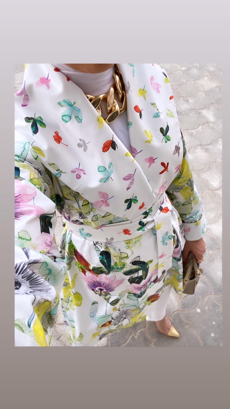 Wrap cotton jacket
