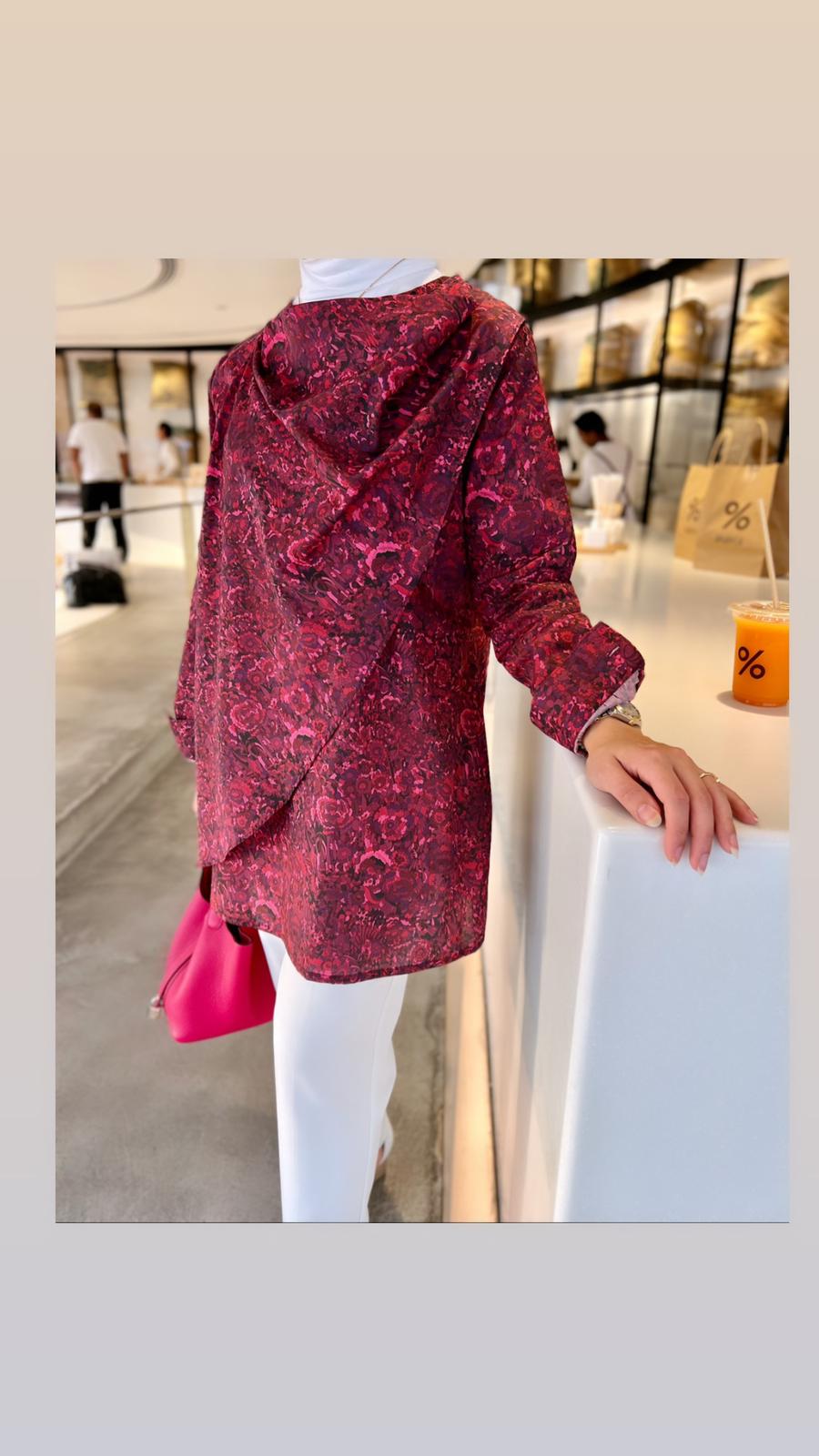 Pink Floral shirt