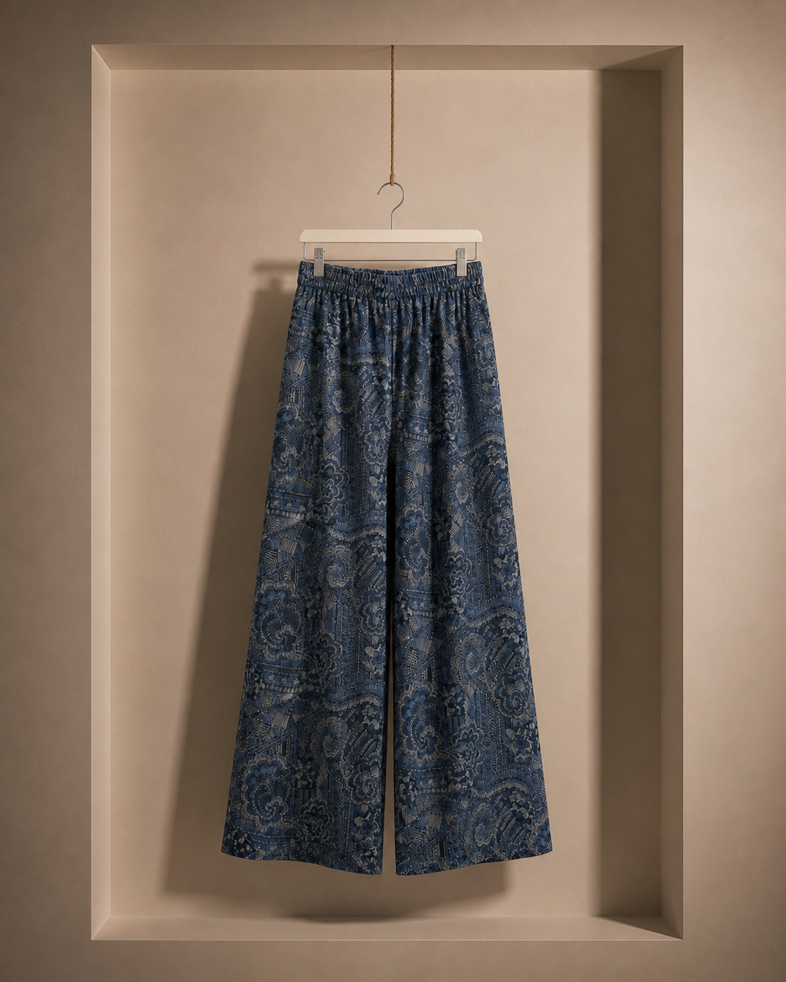 Blue stitching cotton set