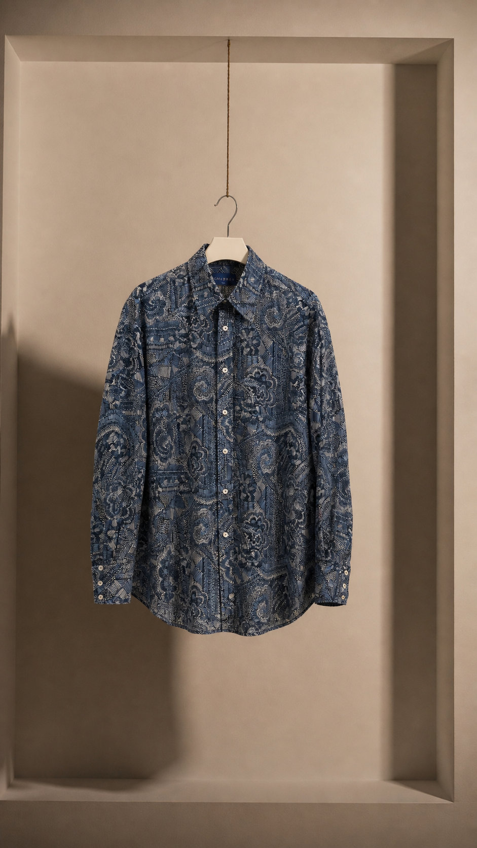 Blue stitching cotton set